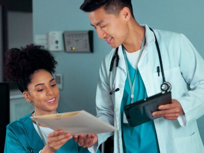 Hospital administration consulting on report, database or medicine study.