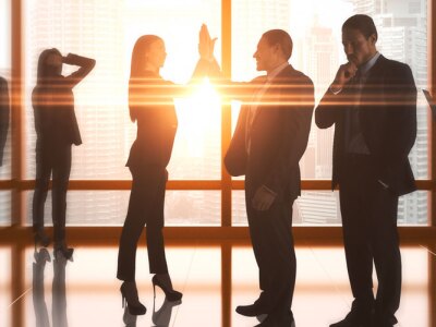 Success and work ethics concept.