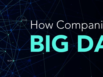 Graphic for how companies use big data