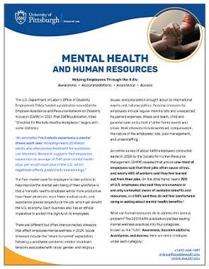Thumbnail for Pitt Law's Mental Health and Human Resources