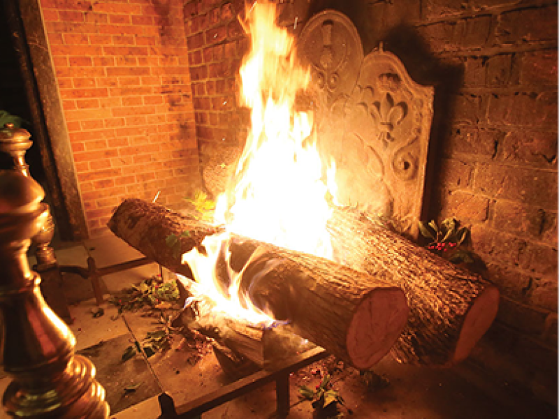 Yule Log at William and Mary
