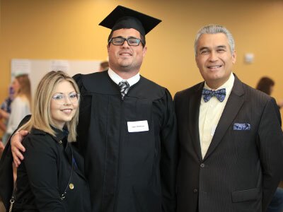 CSUMB Graduate with Family