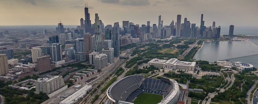 Overhead-photo-of-a-sports-stadium-in-a-major-city