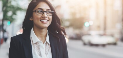 Women walking on the street