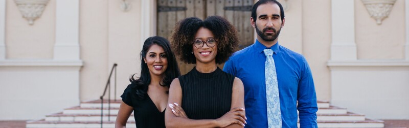 Diverse group of Santa Clara University graduates