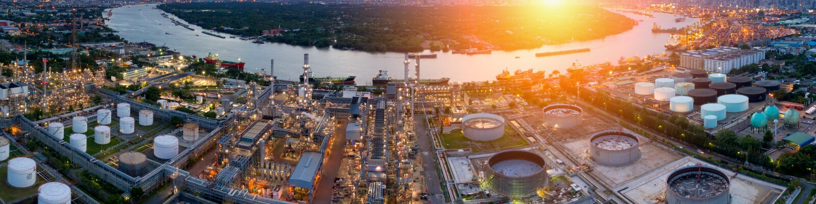 Refinery off the Gulf Coast