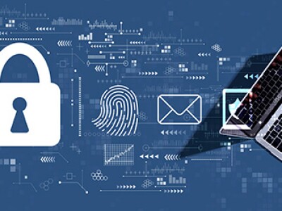 Internet network security concept with woman using QRadar vs Splunk