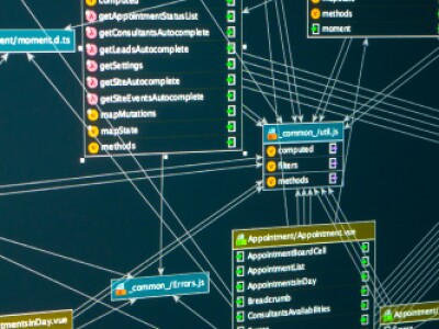 Onscreen database display