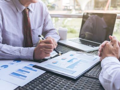 Man Looks for Financial Intelligence