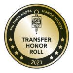 Phi Theta Kappa Honor Society Transfer Honor Roll 2021