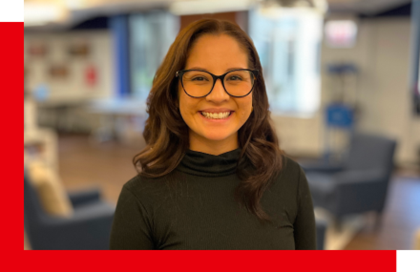 Close-up of Erica, KU Admission Advisors.