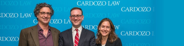 Cardozo faculty members pose for a photo