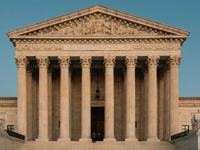 The Supreme Court building in Washington, DC