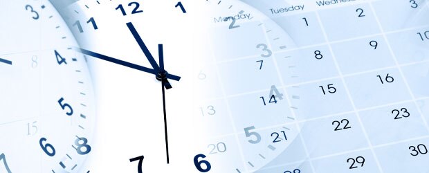 Overlapping clocks and calendar