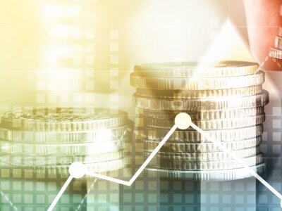 Creative graphic show tax inflation growth.