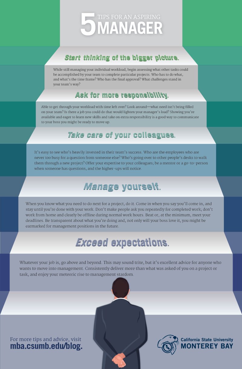 Tips For Managers Infographics