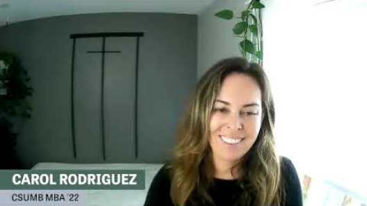 Carol Rodriguez, MBA '22: Career Impact