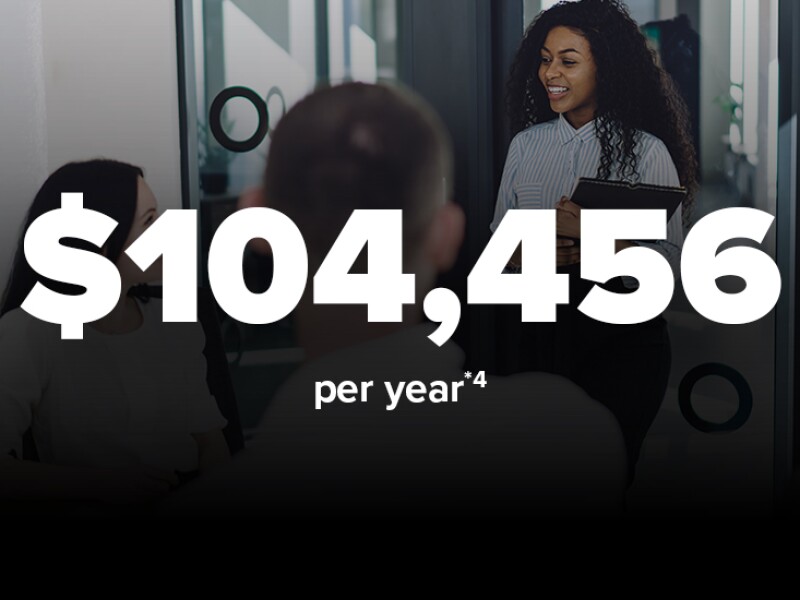 $104,456 per year