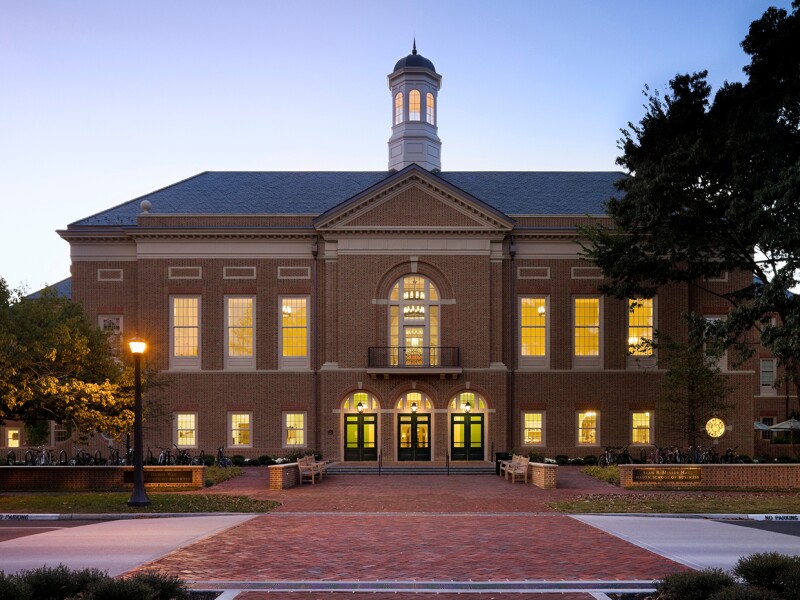 Miller Hall on the William & Mary campus
