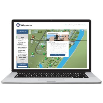 Laptop-With-Online-Learning-Tool-On-Screen