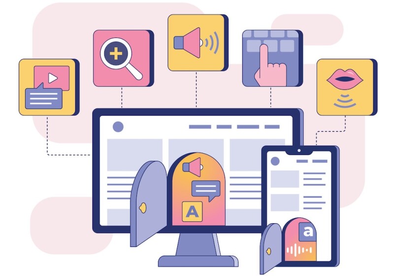 A graphical representation of different dimensions of digital accessibility