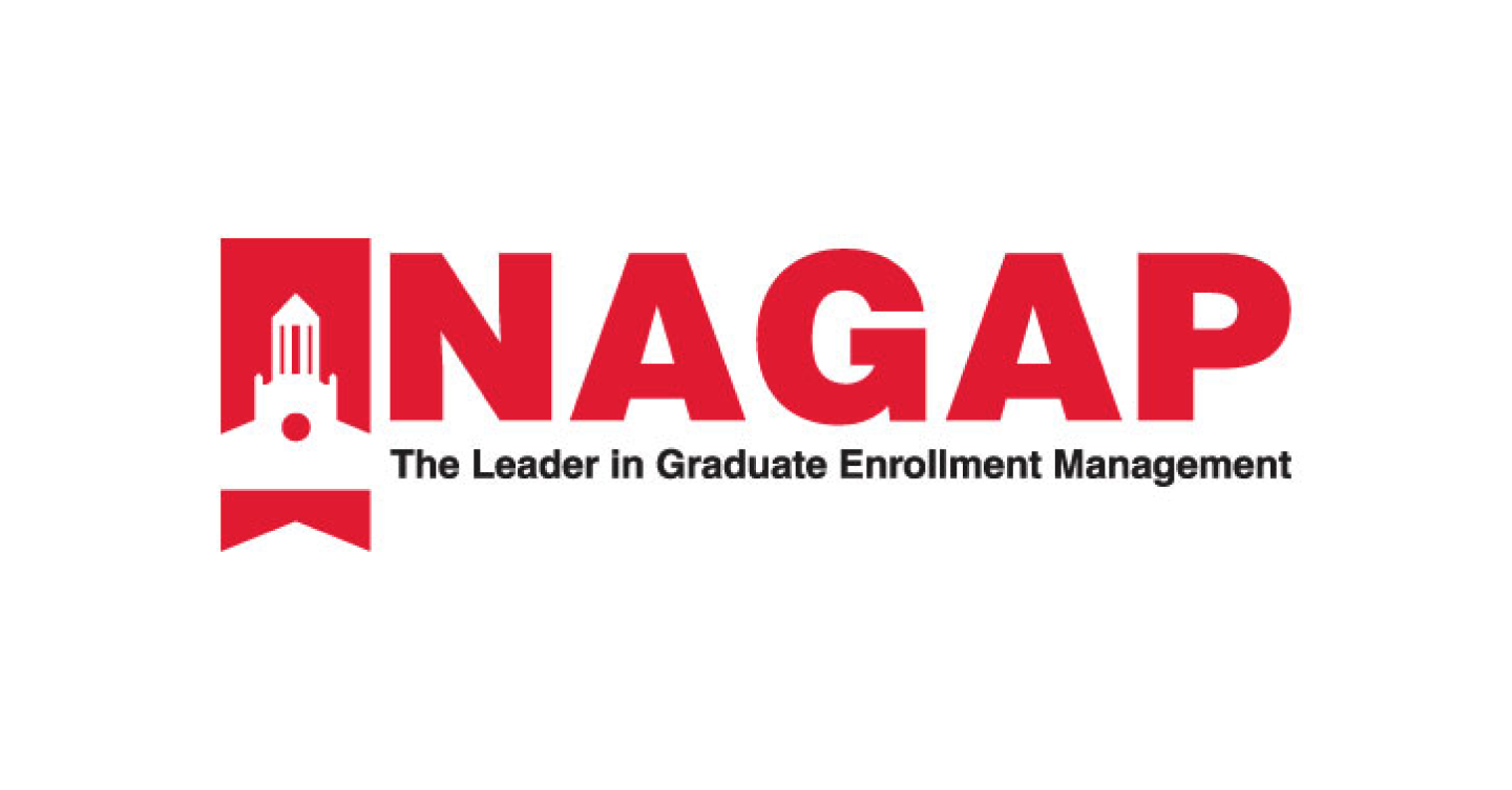 NAGAP logo with The Leader in Graduate Enrollment Management