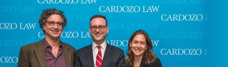 Cardozo faculty members pose for a photo