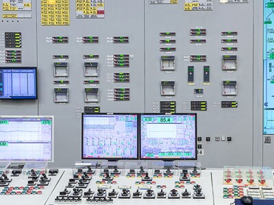 Central control room of nuclear power plant
