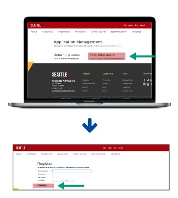 screenshot of application management screen
