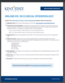 Online Public Health Program Application Checklist