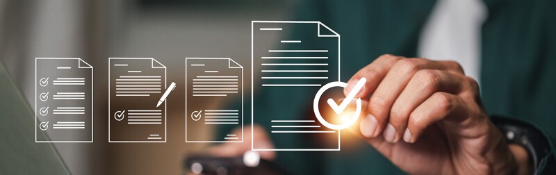 Review of data for quality assurance