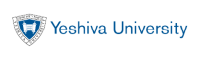 Yeshiva University logo with shield emblem and blue text