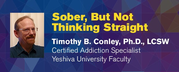 Photo of Timothy Conley; Sober but not thinking straight on image background