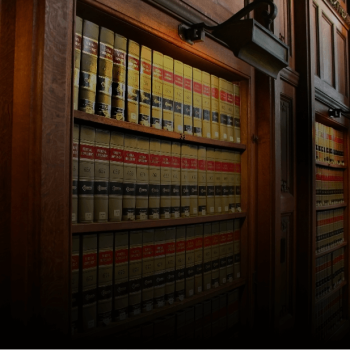 Library of law books