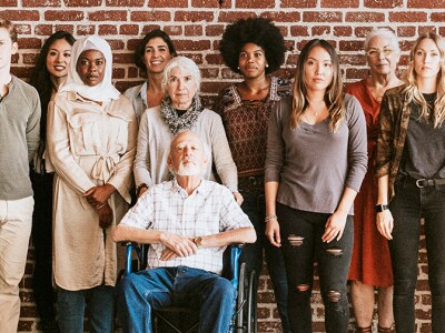 Community of diverse people