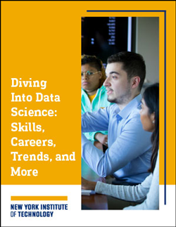 Cover of New York Institute of Technology's eBook Diving Into Data Science: Careers, Trends, and More