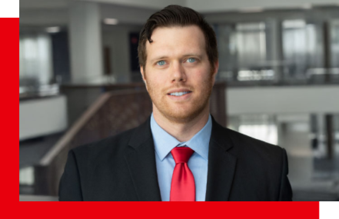 A headshot of Jeremiah, KU admissions outreach advisor.