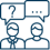 icon of conversation bubbles