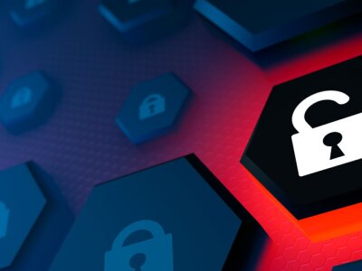 Concept of cyber attacks during a data security breach.