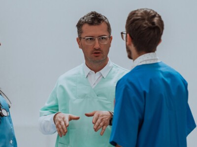 healthcare professionals collaborating