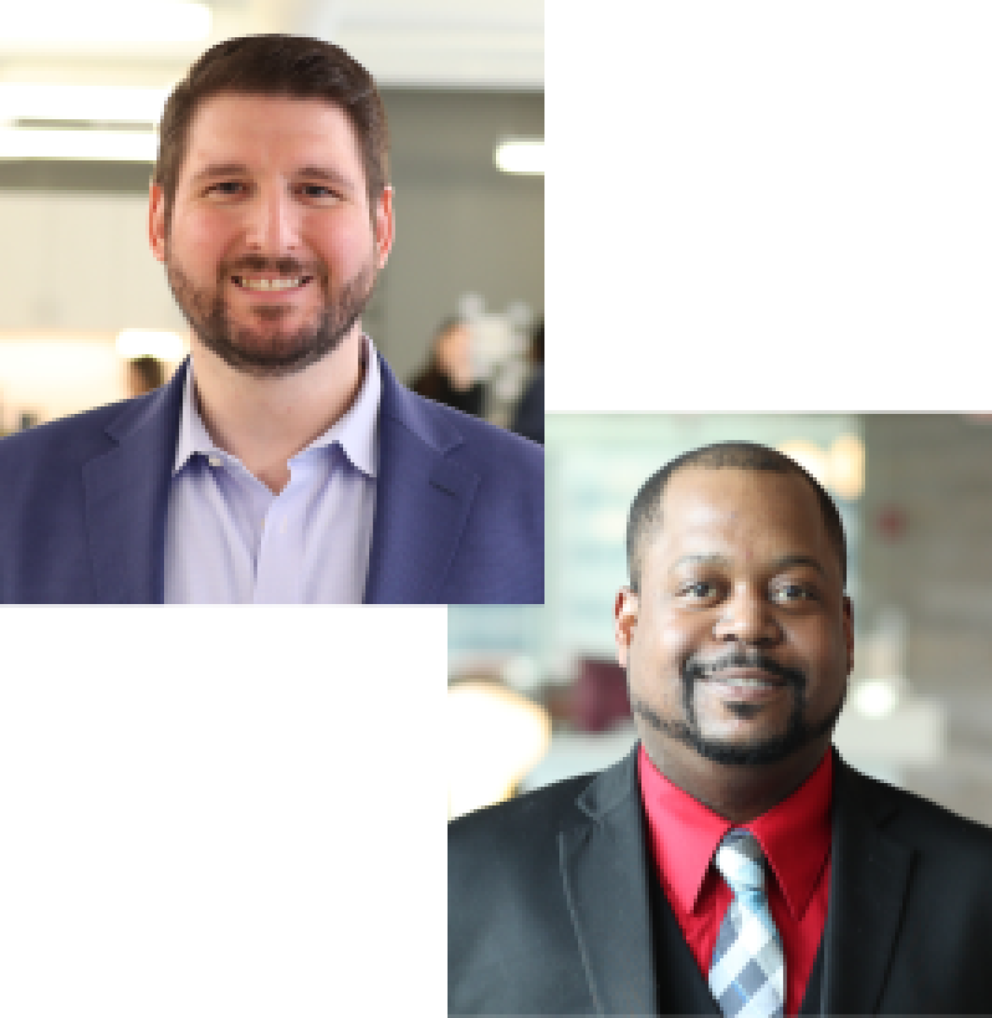 Headshots of CSUMB Admissions Outreach Advisors, Brad and Fred.