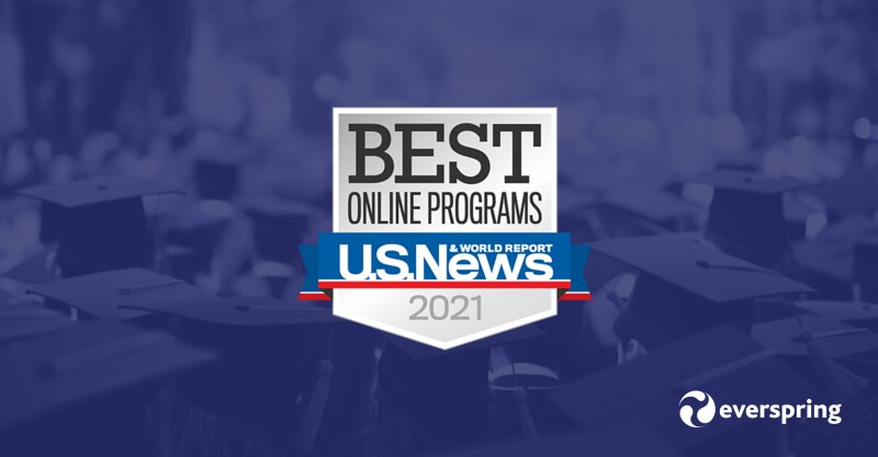 U.S. News & World Report's Best Online Programs badge