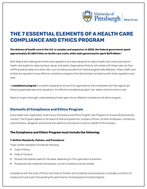 Health Care Compliance Toolkit