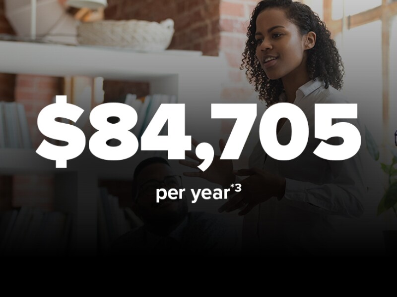 $84,705 per year