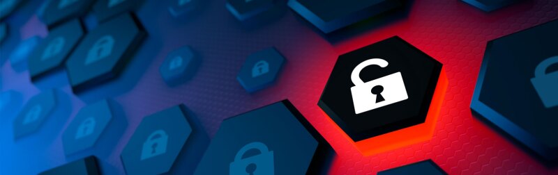 Concept of cyber attacks during a data security breach.