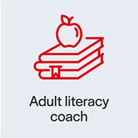 KUSOE careers page adult literacy icon