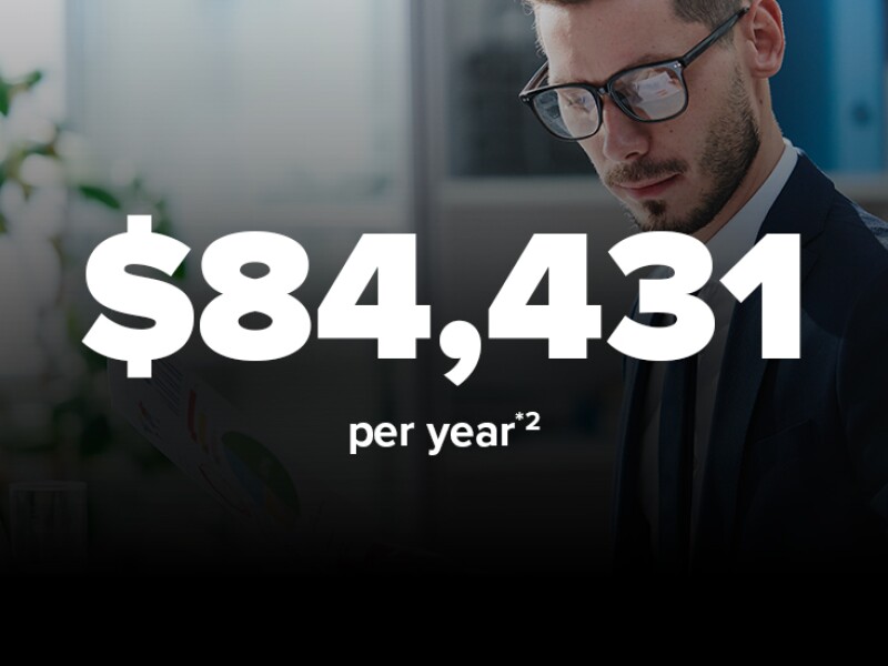 $84,431 per year