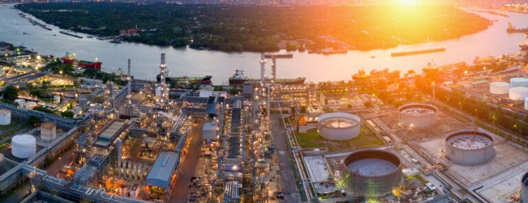 Refinery off the Gulf Coast