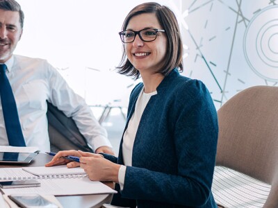 Working together in the boardroom