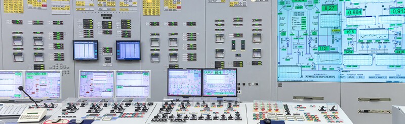 Central control room of nuclear power plant